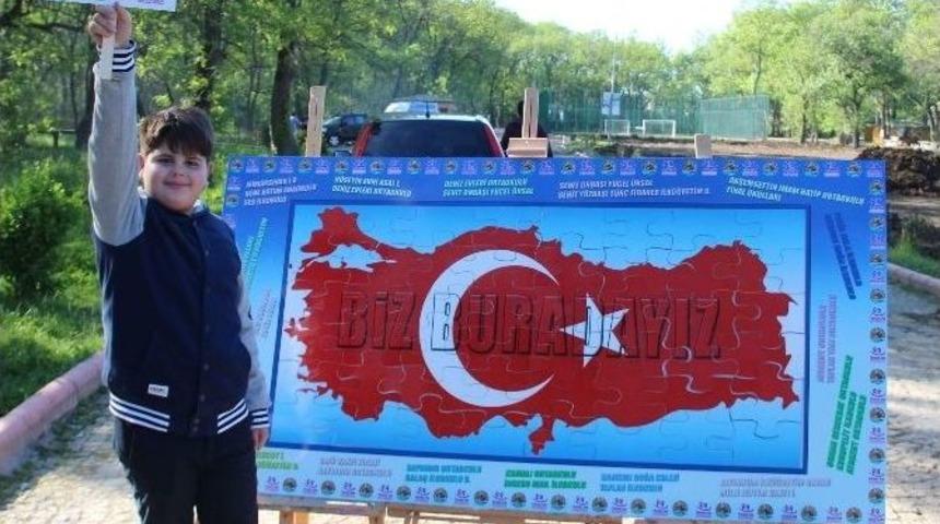 Atakumlu &Ccedil;ocuklardan D&uuml;nyaya &ldquo;biz Buradayız&rdquo; Mesajı