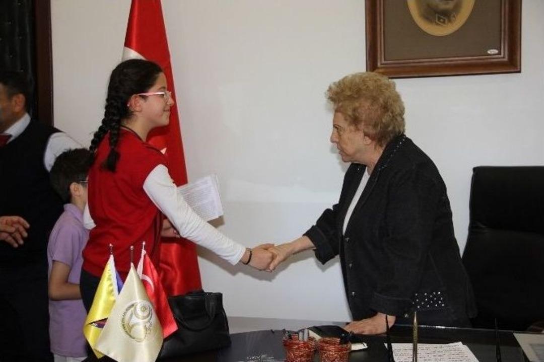 Gkv&rsquo;li &Ouml;ğrenciler, M&uuml;tevelli Kurulu Başkanı Ersoy&rsquo;u Ziyaret Etti