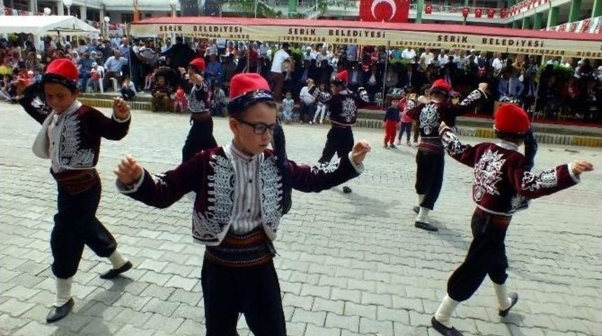 Serik&rsquo;te 23 Nisan Coşkuyla Kutlandı