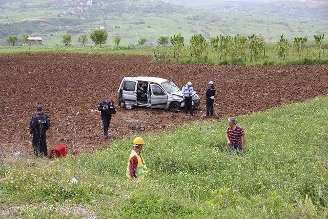 Samsun’da Kamyonet Takla Attı: 1 Yaralı