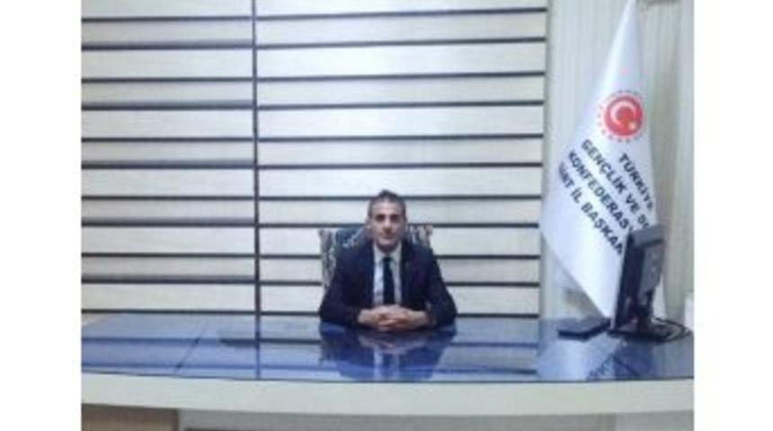 Gen&ccedil;lik Ve Spor Konfederasyonu Siirt İl Başkanı Cuma Bozkurt Oldu