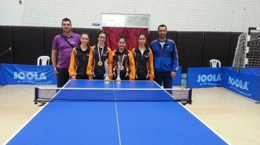 &Ouml;zge Yılmaz Ve Bet&uuml;l Nur Kahraman Masa Tenisinde Kayseri&rsquo;nin Gururu Oldu