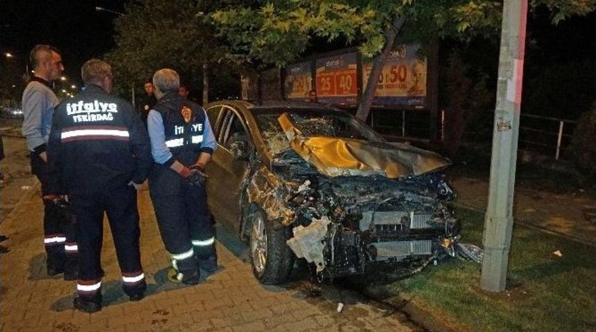 Tekirdağ&rsquo;da Trafik Kazasında 3 Kişi Yaralandı