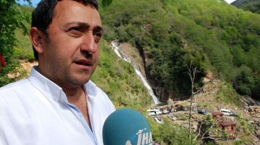 Ağaran Şelalesi Turistlerin Yeni G&ouml;zdesi Oldu