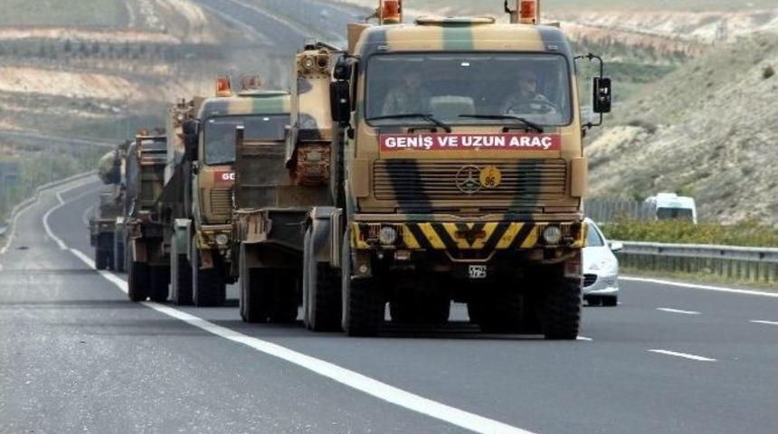 Roketli Saldırıların Arttığı Kilis’e Askeri Sevkıyat