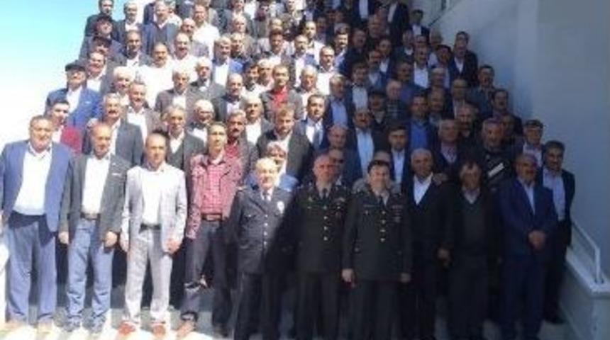 G&uuml;venlik G&uuml;&ccedil;leri İle Muhtarlar Bir Araya Geldi