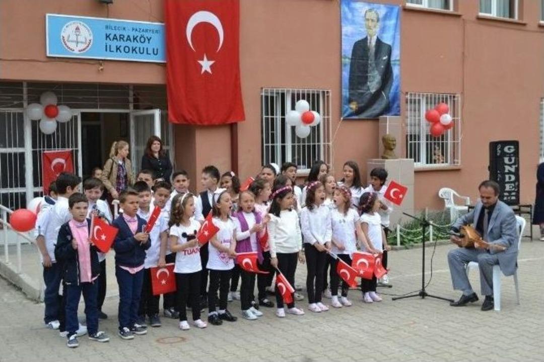 Pazaryeri Karak&ouml;y&rsquo;de 23 Nisan Coşkusu