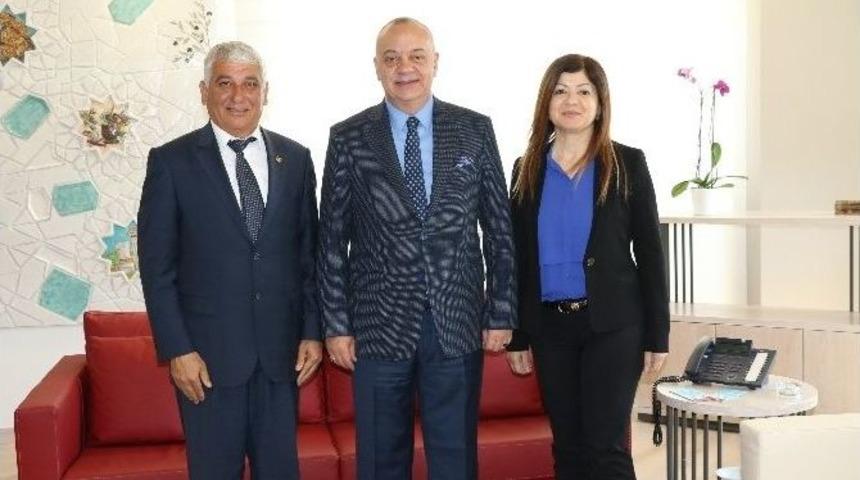 Kardeş Şehir G&uuml;zelyurt&rsquo;tan B&uuml;y&uuml;kşehir&rsquo;e Ziyaret