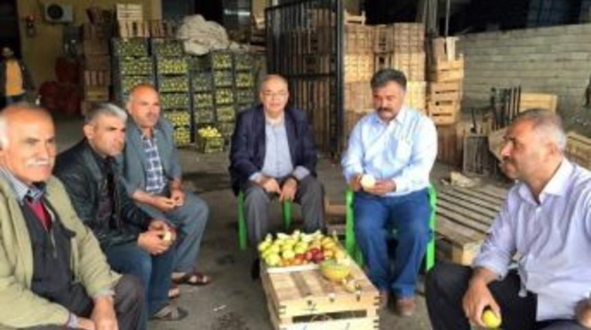 Başkan Kutlu&rsquo;dan, Hal Esnafına Ziyaret