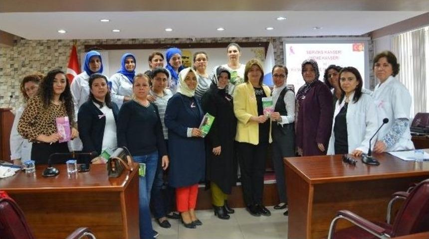Yunusemre&rsquo;den Bayanlara Kanser Eğitimi
