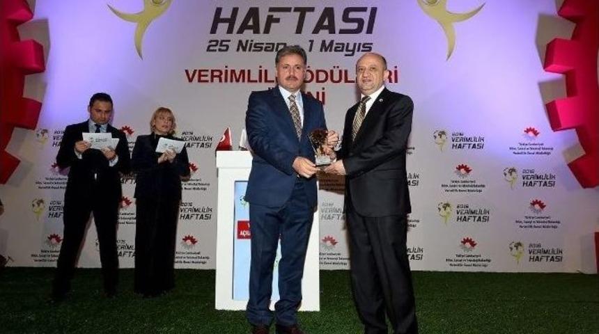Malatya B&uuml;y&uuml;kşehir Belediyesi, Teşvik &Ouml;d&uuml;l&uuml; Aldı