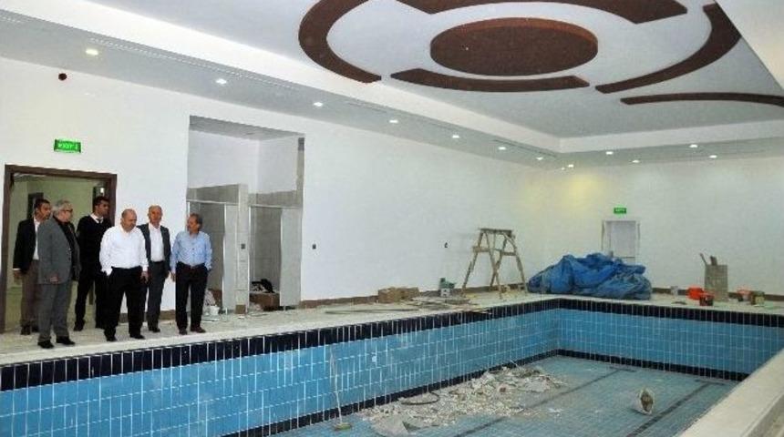 Milletvekili Baloğlu Ve Başkan Akkaya Asem İnşaatını Gezdi