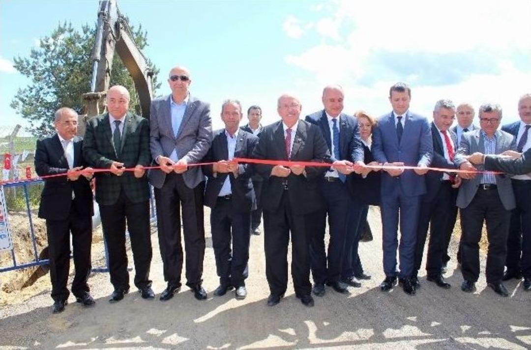 S&uuml;leymanpaşa Sarılar İ&ccedil;me Suyu İsale Hattı 1&rsquo;inci Etap İnşaatının Temeli D&uuml;zenlenen T&ouml;renle Atıldı