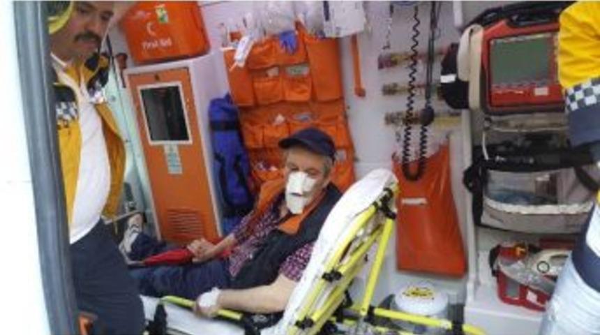 D&uuml;şerek Yaralanan Şahıs Polisi Alarma Ge&ccedil;irdi