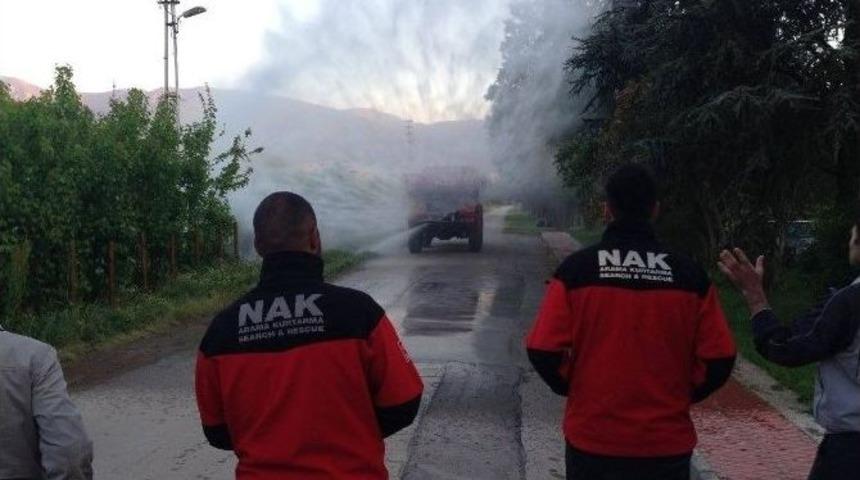 Nak Arama Kurtarma Ekibine Orman Yangınlarına M&uuml;dahale Eğitimi