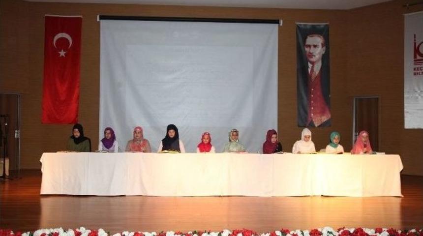 Kur&rsquo;an B&uuml;lb&uuml;lleri Yarıştı