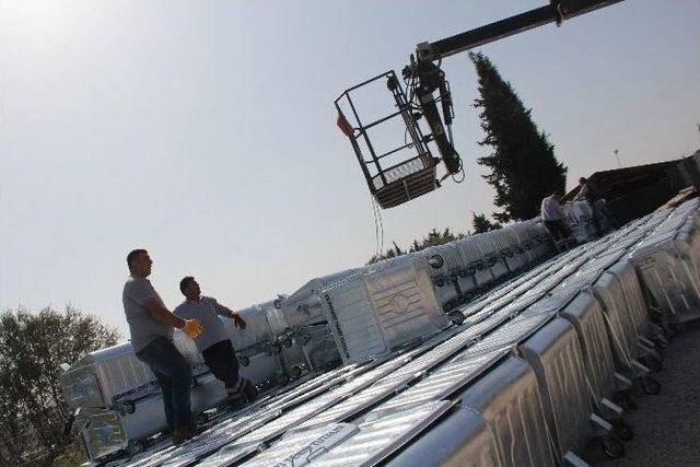 Menderes&rsquo;e Yeni &Ccedil;&ouml;p Konteynerleri 2