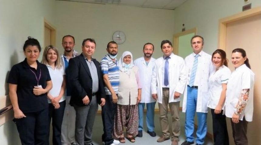 &Ccedil;alıştığı Hastanede Şifa Buldu