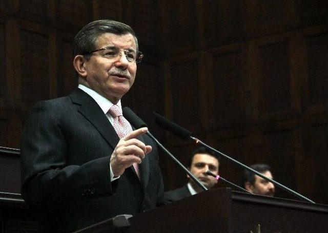 Başbakan Davutoğlu, Parti İçindeki Birlik Ve Bütünlüğe Dikkat Çekti