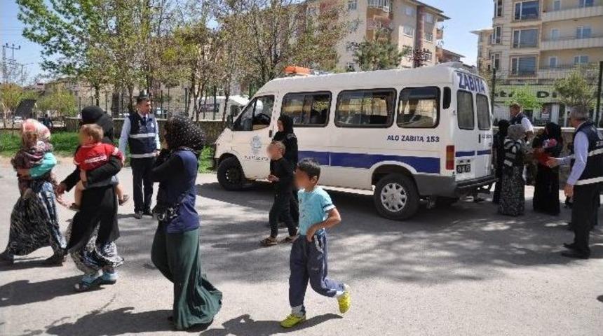 (&ouml;zel Haber) Suriyeli Dilencilerin Zabıtaya Direnişi