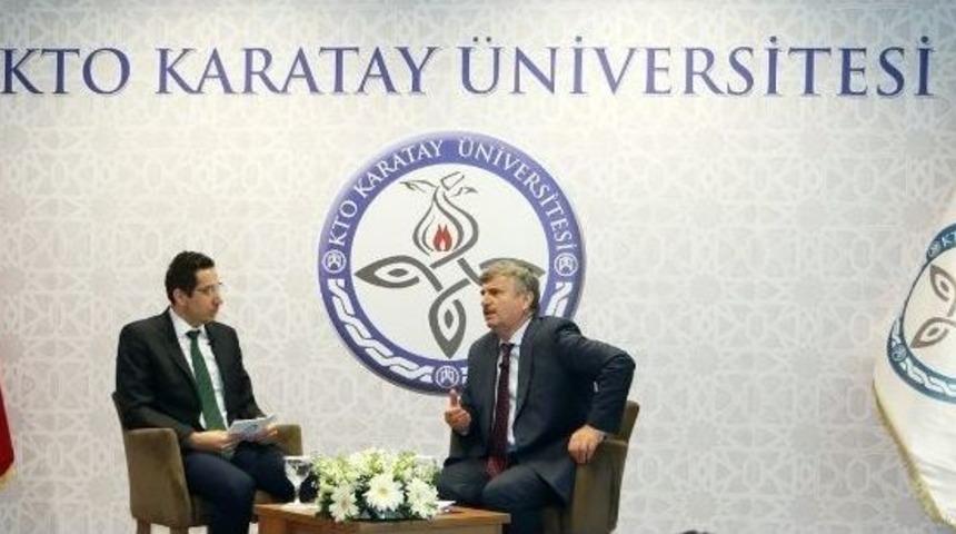 Mesleğin Duayenleri Kto Karatay &Uuml;niversitesi &Ouml;ğrencileri İle Buluştu
