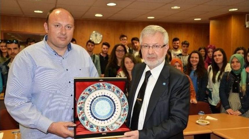 U&uuml; Y&ouml;netimi G&uuml;m&uuml;lcineli Lise &Ouml;ğrencilerini Ağırladı