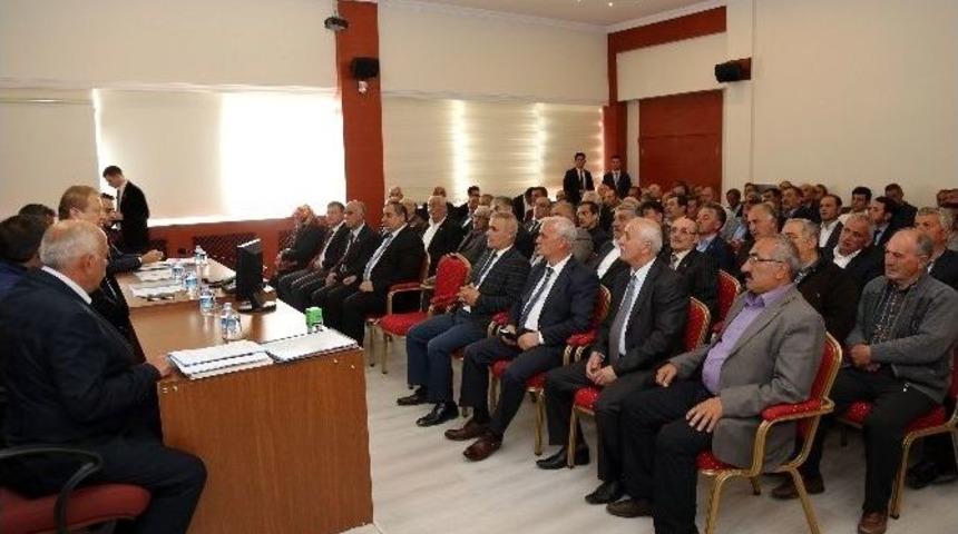 G&uuml;m&uuml;şhane&rsquo;de K&ouml;ylere Hizmet G&ouml;t&uuml;rme Birliği Meclis Toplantısı Yapıldı