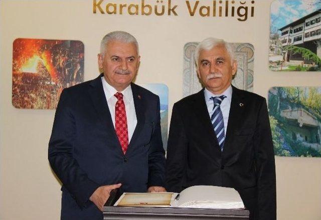 Ulaştırma Bakanı Binali Yıldırım Karabük’te