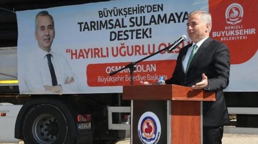 B&uuml;y&uuml;kşehir&rsquo;den Tarımsal Sulamaya Destek