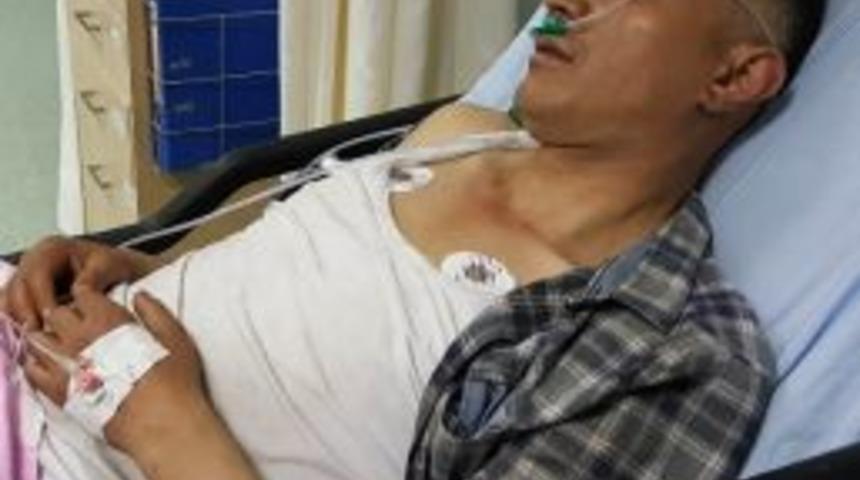 Bastığı Kartonpiyer &Ccedil;&ouml;k&uuml;nce D&uuml;şerek Hastanelik Oldu