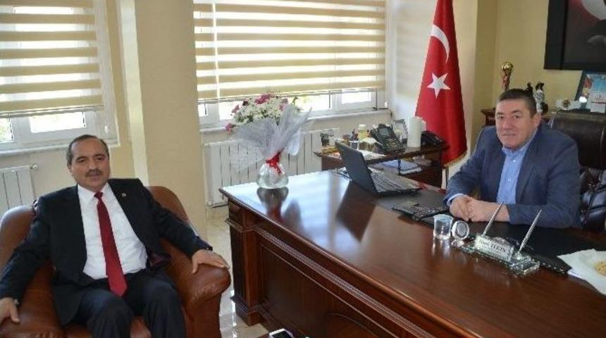 Başkan Uzun&rsquo;dan, Başkan Tekin&rsquo;e Ziyaret