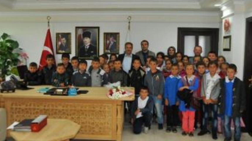 &Ouml;ğrenciler Dersi Başkan Akkaya İle İşledi