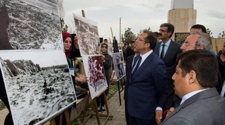 Vali İbrahim Taşyapan, &ldquo;&ccedil;anakkale&rsquo;den Zeve&rsquo;ye Tarihin İzinde&rdquo; Konulu Fotoğraf Sergisine Katıldı