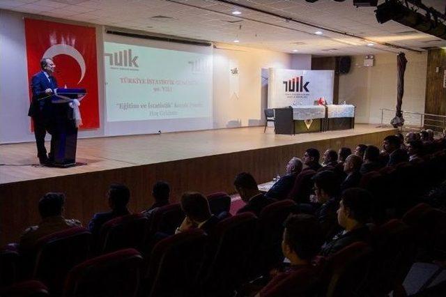 Vali Taşyapan, Tüik’in ‘eğitim Ve İstatistik’ Paneline Katılı