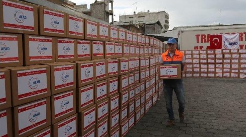 Afad&rsquo;dan Ekvadorlu Depremzedelere Yardım