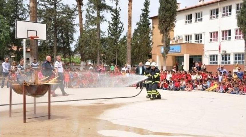 Okulda Yangın Tatbikatı