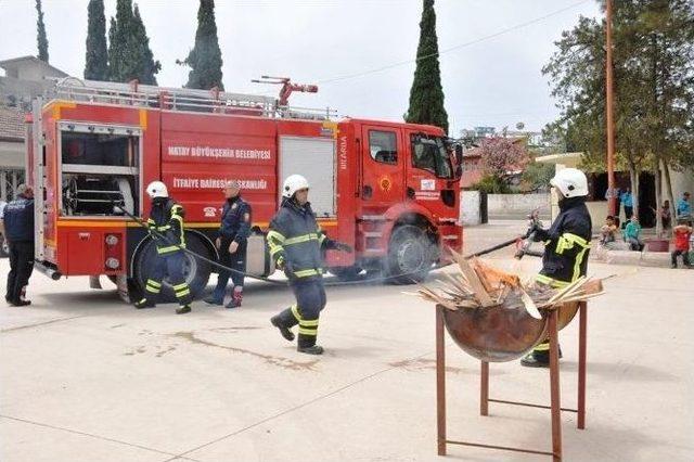 Okulda Yangın Tatbikatı