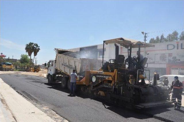 Mobilyacılar Sitesi’nde Yollar Asfaltlanıyor