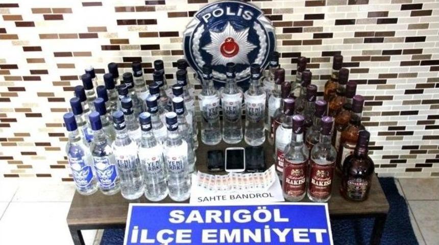 Sarıg&ouml;l&rsquo;de Sahte İ&ccedil;ki Ele Ge&ccedil;irildi