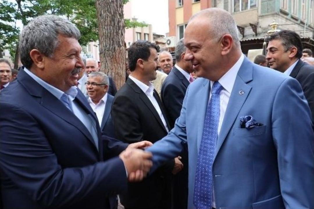 Başkan Erg&uuml;n, Alaşehirli Muhtarlarla Buluştu