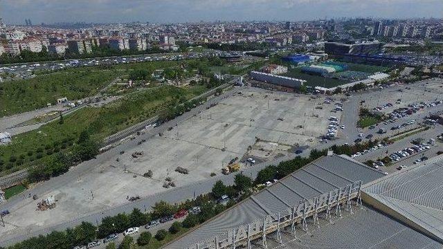 1 Mayıs’ın Kutlanacağı Bakırköy Halk Pazarı Havadan Görüntülendi