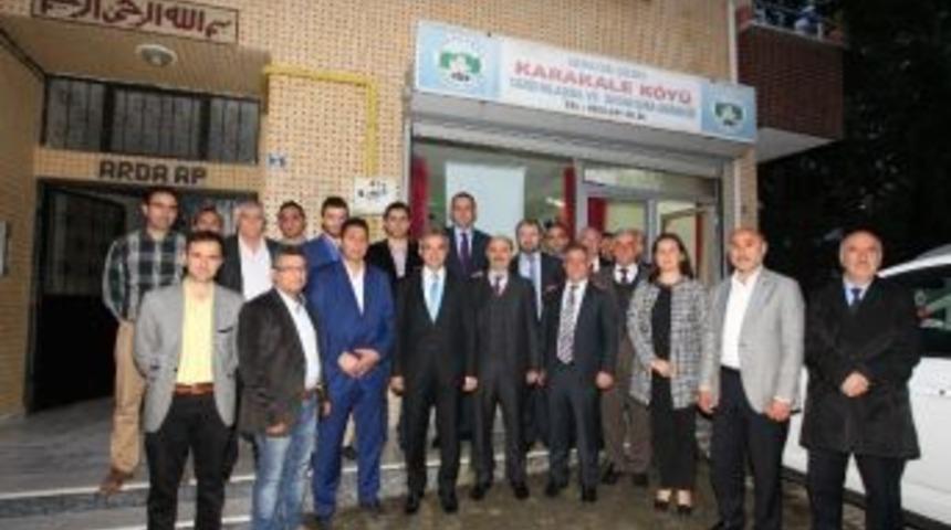 Başkan K&ouml;şkeri Karakalelilere Konuk Oldu