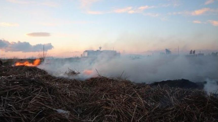 Beyşehir&rsquo;in Sazlıkları Yandı