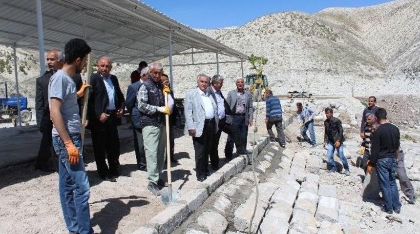 Samsat Belediyesi Mesire Alanı Oluşturuyor