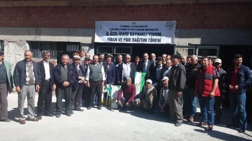 Tavşanlı&rsquo;da Yem Bitkileri Tohumu Dağıtımı Ger&ccedil;ekleşti
