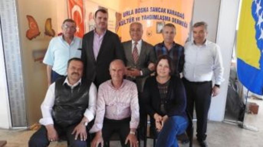 Urla Bosna Sancak Karadağ Derneği Başkanını Se&ccedil;ti