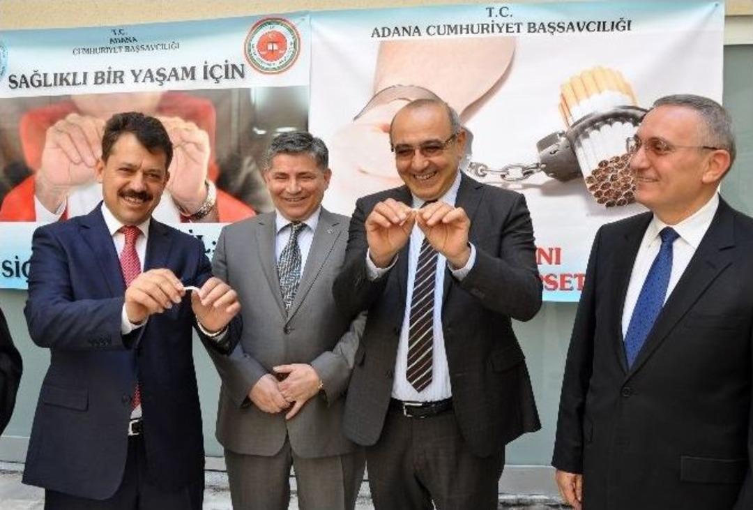 Adana Adliyesi&rsquo;nde Sigarayı Bırakma Kampanyası