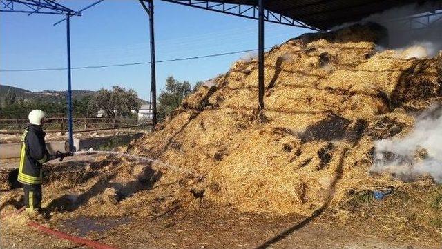 Kaynak Yapılırken Samanlar Tutuştu, Faciadan Dönüldü