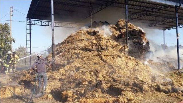 Kaynak Yapılırken Samanlar Tutuştu, Faciadan Dönüldü