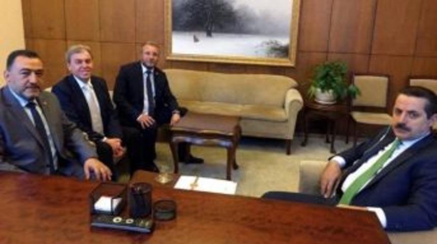 Milletvekilleri Nazlı, Tan Ve Kavuncu Bakan Faruk &Ccedil;elik İle G&ouml;r&uuml;şt&uuml;